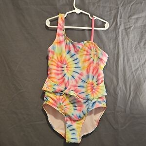 Wonder Nation Tie-Dye Kids Swim One Piece